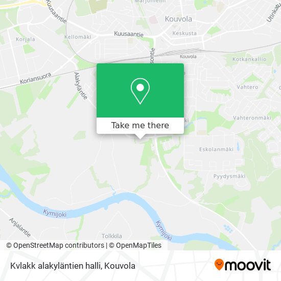 Kvlakk alakyläntien halli map