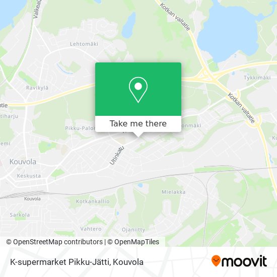 K-supermarket Pikku-Jätti map
