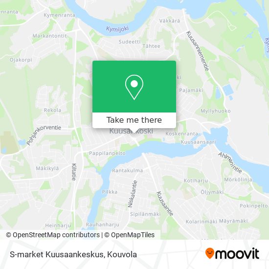 S-market Kuusaankeskus map
