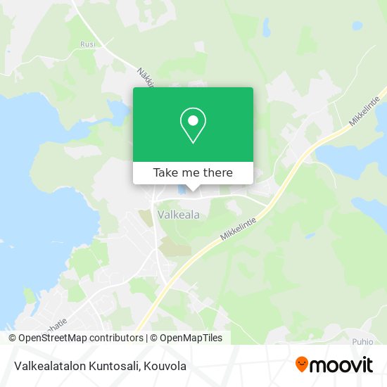 Valkealatalon Kuntosali map