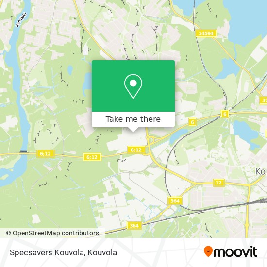 Specsavers Kouvola map