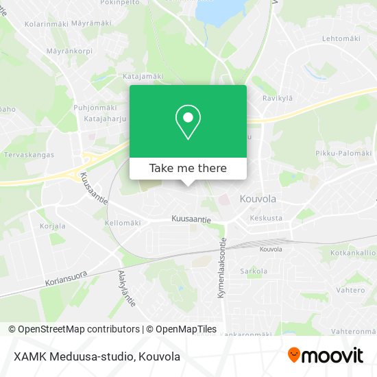 XAMK Meduusa-studio map