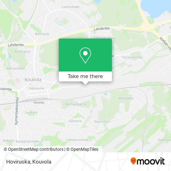 How to get to Hoviruoka in Kouvola by Bus?