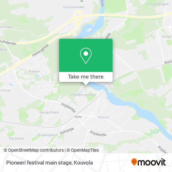 Pioneeri festival main stage map