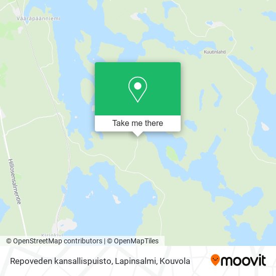 Repoveden kansallispuisto, Lapinsalmi map