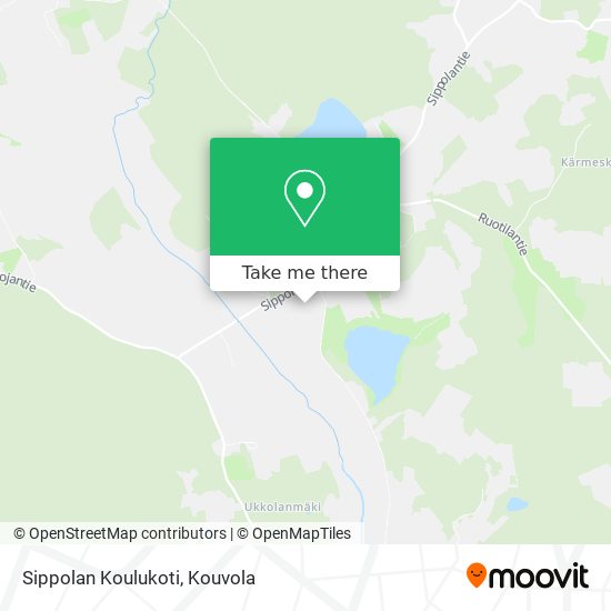 Sippolan Koulukoti map