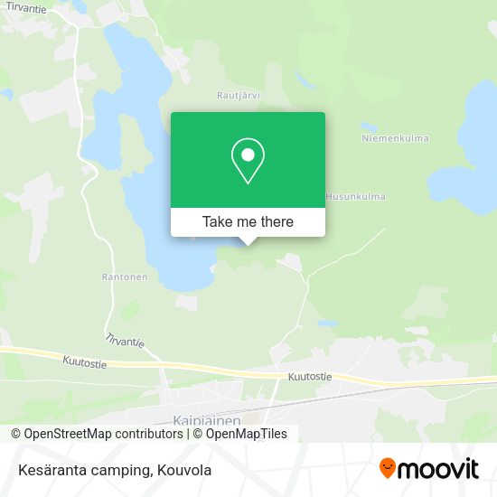 Kesäranta camping map