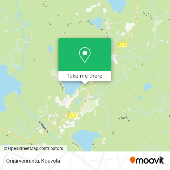 Orijärvenranta map