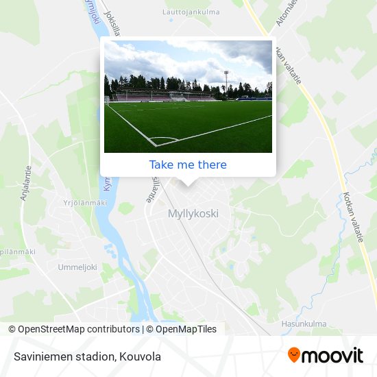 Saviniemen stadion map