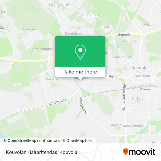 Kouvolan Haitaritehdas map