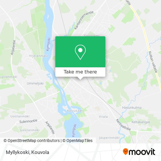 Myllykoski map