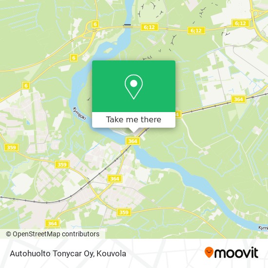 Autohuolto Tonycar Oy map