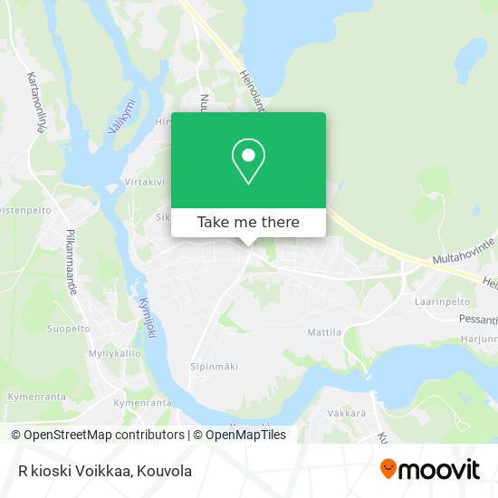 R kioski Voikkaa map