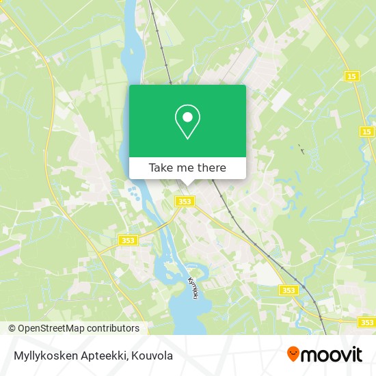 Myllykosken Apteekki map