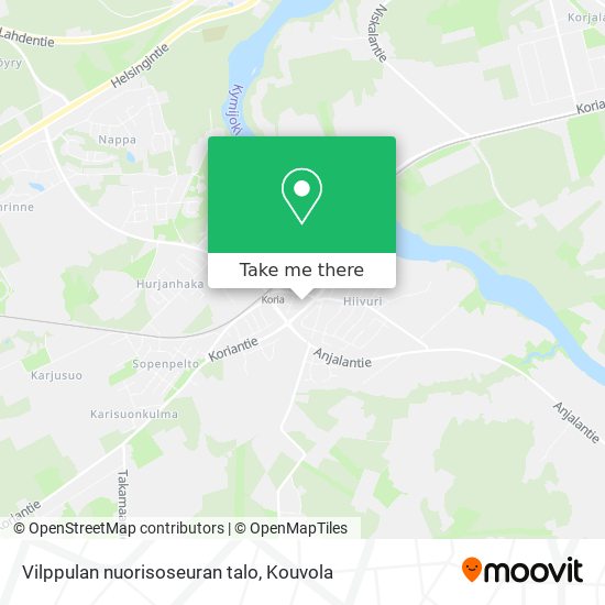 Vilppulan nuorisoseuran talo map