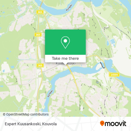 Expert Kuusankoski map