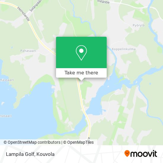 Lampila Golf map