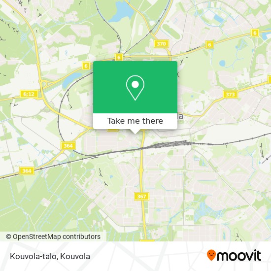Kouvola-talo map