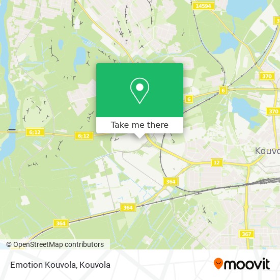 Emotion Kouvola map