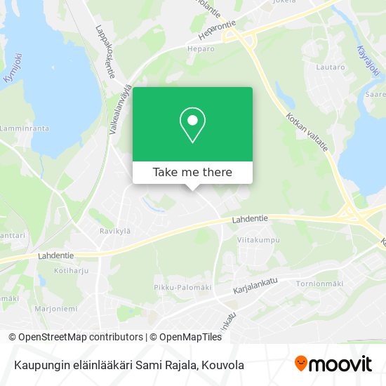 Kaupungin eläinlääkäri Sami Rajala map