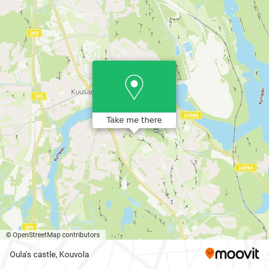 Oula's castle map