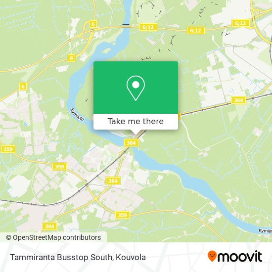Tammiranta Busstop South map