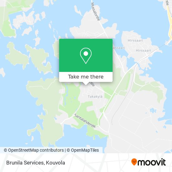 Brunila Services map