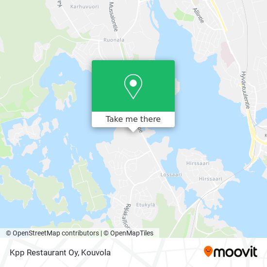 Kpp Restaurant Oy map