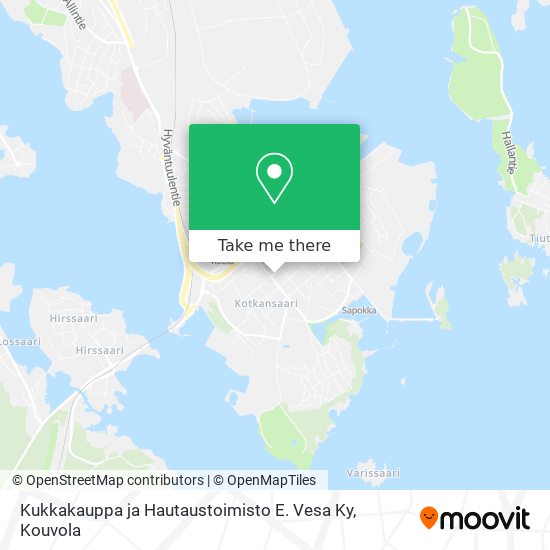 Kukkakauppa ja Hautaustoimisto E. Vesa Ky map