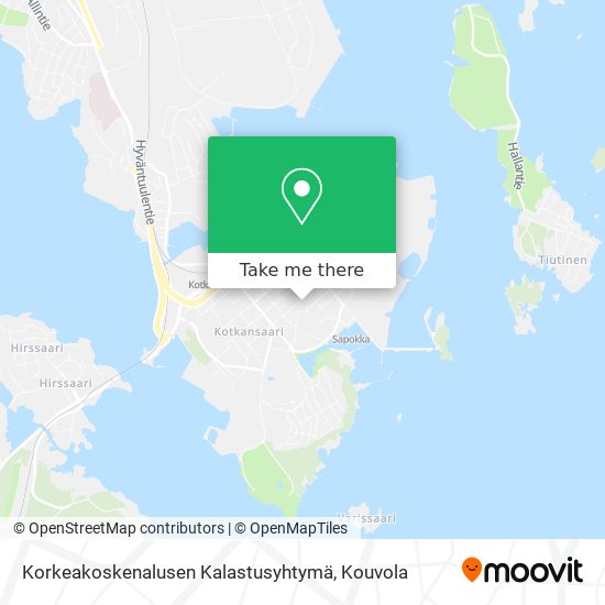 Korkeakoskenalusen Kalastusyhtymä map