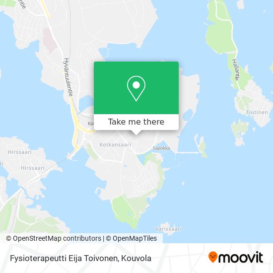 Fysioterapeutti Eija Toivonen map