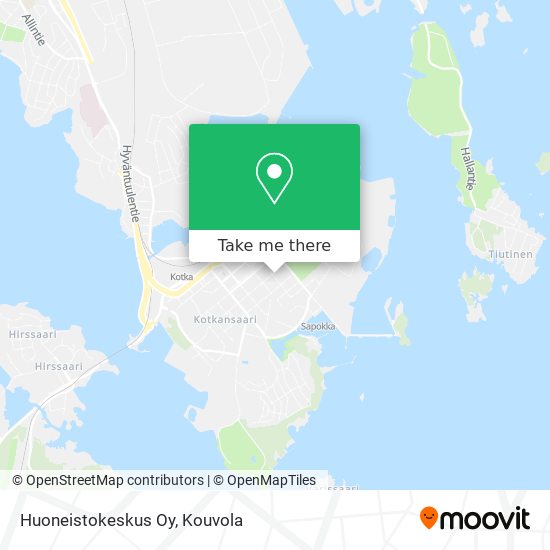 Huoneistokeskus Oy map