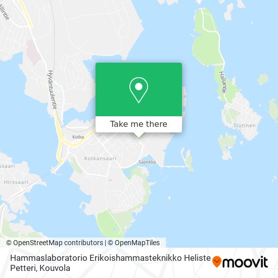 Hammaslaboratorio Erikoishammasteknikko Heliste Petteri map