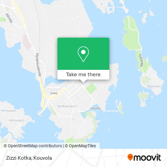 Zizzi Kotka map