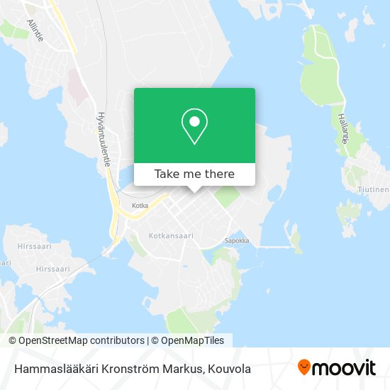 Hammaslääkäri Kronström Markus map