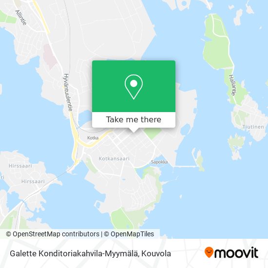 Galette Konditoriakahvila-Myymälä map