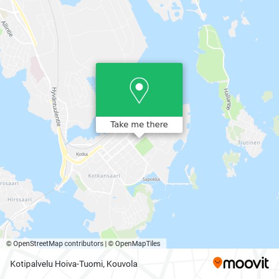 Kotipalvelu Hoiva-Tuomi map