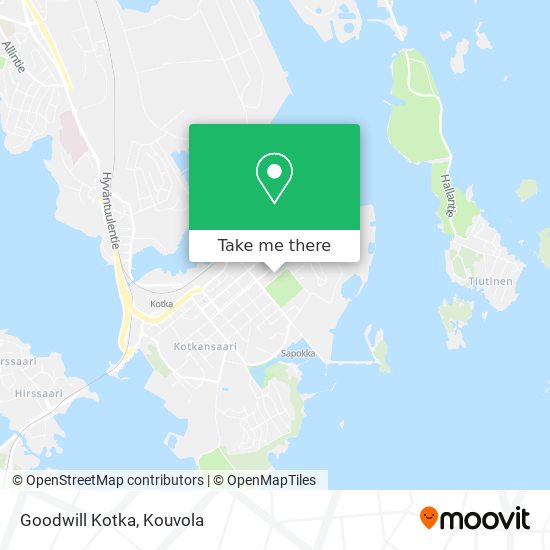 Goodwill Kotka map