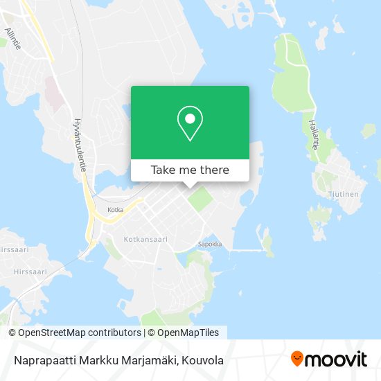 Naprapaatti Markku Marjamäki map