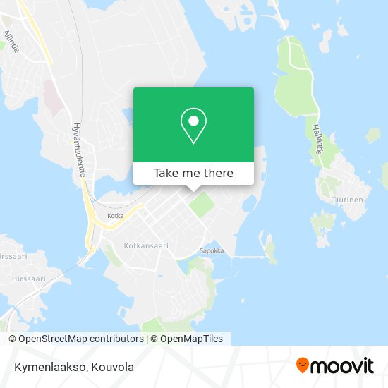 Kymenlaakso map