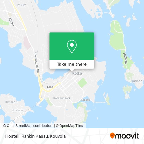Hostelli Rankin Kassu map
