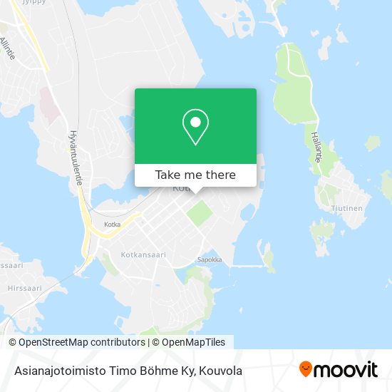 Asianajotoimisto Timo Böhme Ky map