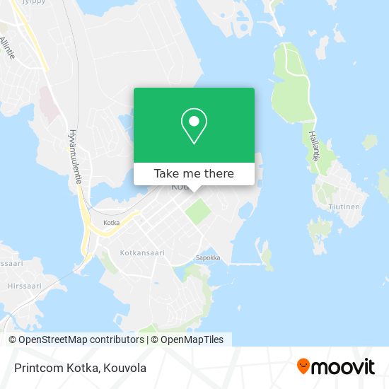 Printcom Kotka map