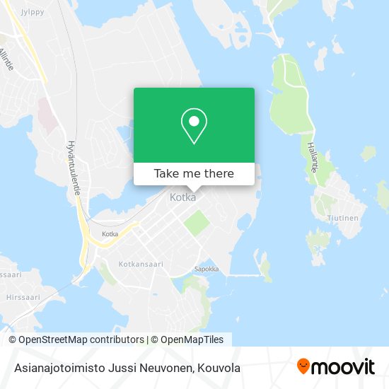Asianajotoimisto Jussi Neuvonen map