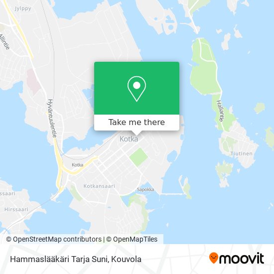 Hammaslääkäri Tarja Suni map