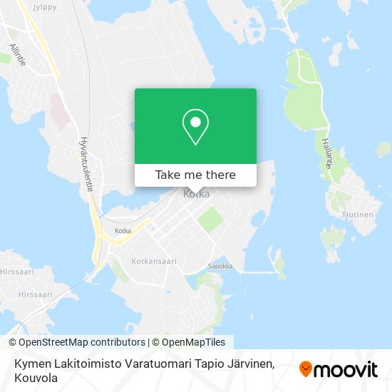 Kymen Lakitoimisto Varatuomari Tapio Järvinen map
