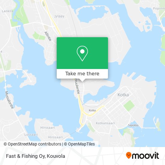 Fast & Fishing Oy map