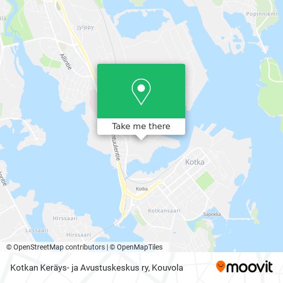 Kotkan Keräys- ja Avustuskeskus ry map