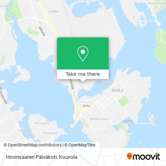 Hovinsaaren Päiväkoti map