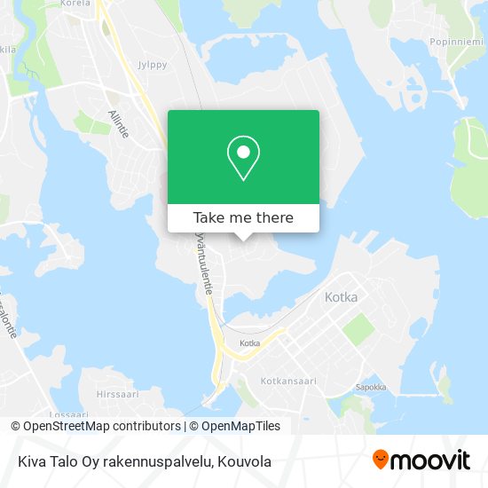 Kiva Talo Oy rakennuspalvelu map